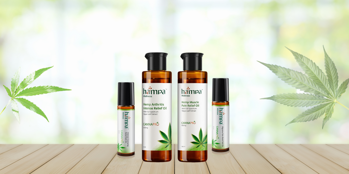 Topical hemp oils for natural pain relief without side effects