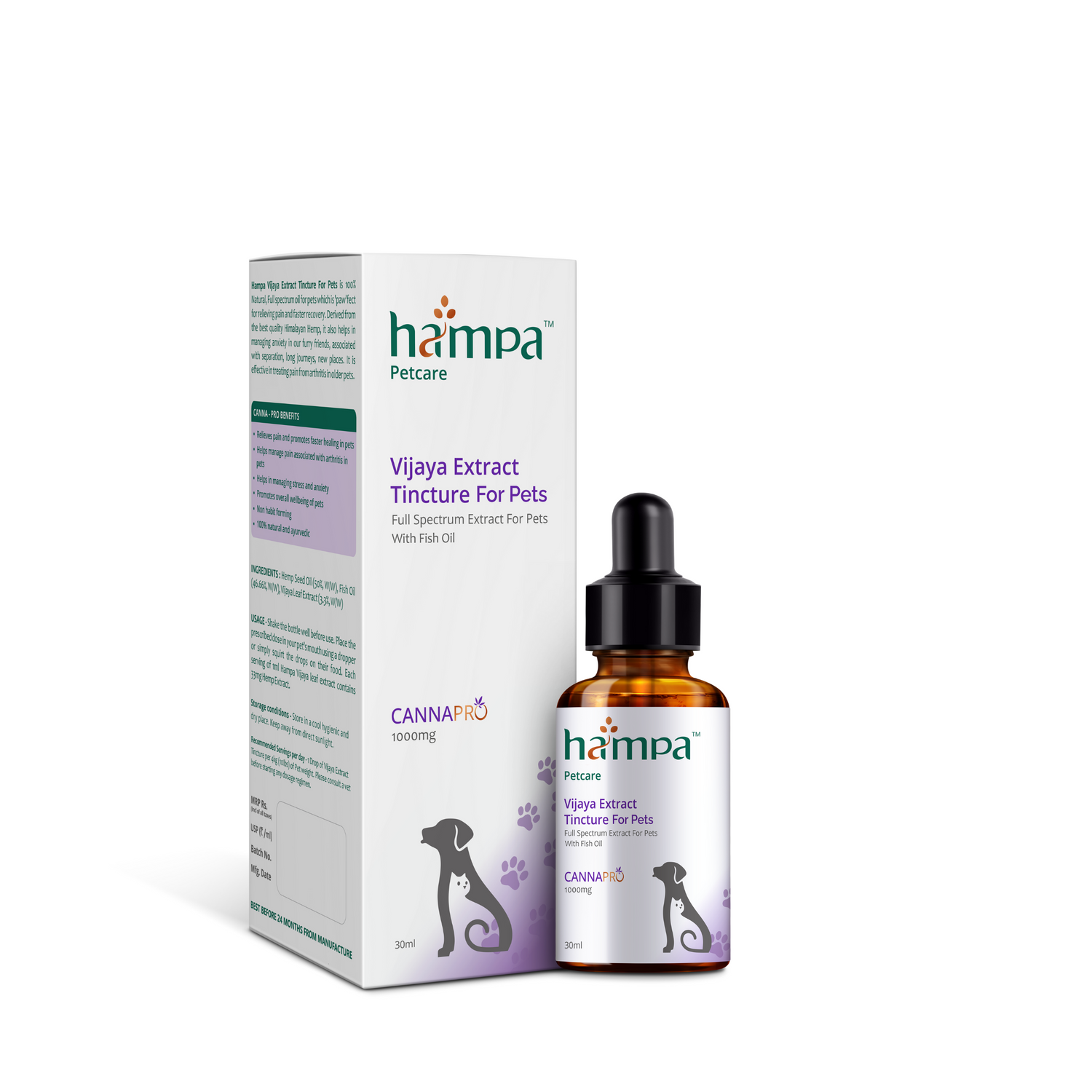 Vijaya Extract Tincture for Pets- 30ml