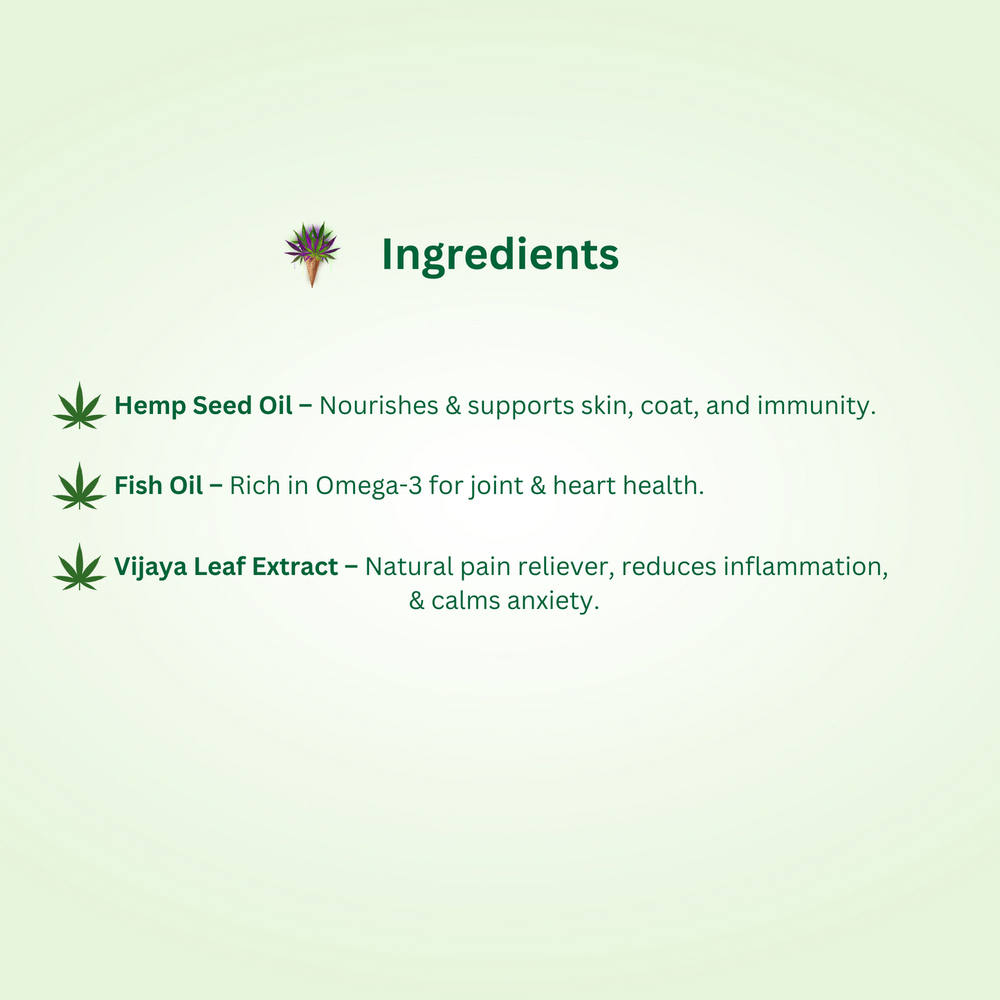 Pet Calming Drops - Hampa Vijaya Tincture