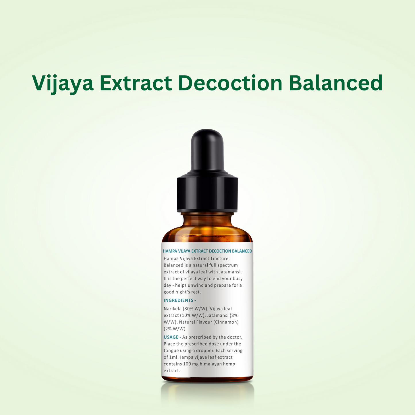 Hampa Vijaya Balanced 1000mg - Sleep & Mental Wellness