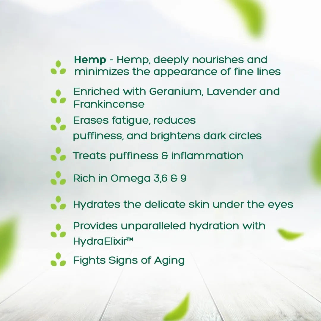 Ayurvedic Eye Elixir - Hemp & Botanicals for Bright Eyes