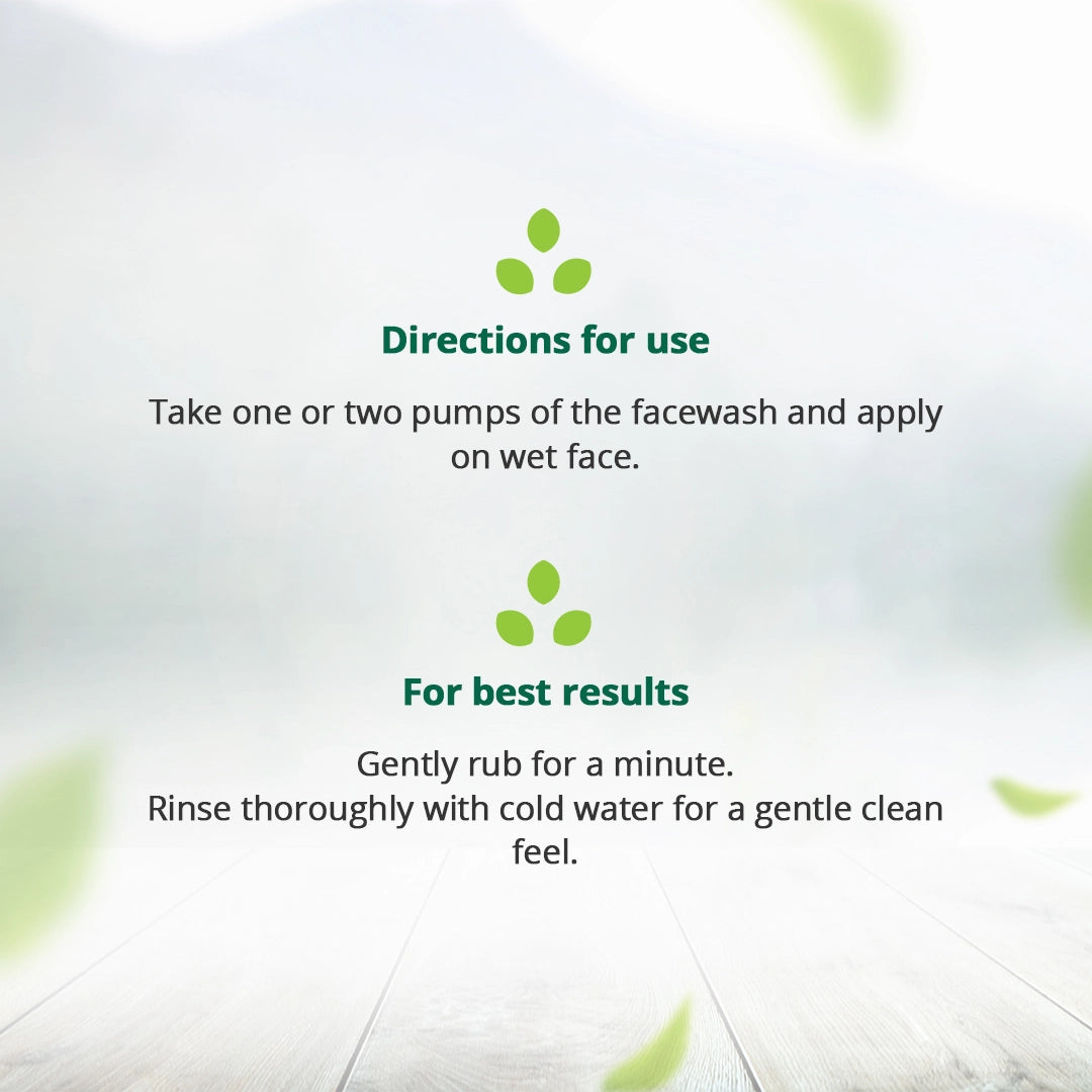 Herbal Face Wash - Clears Pores & Hydrates Skin