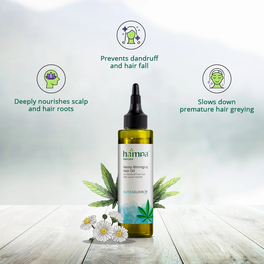 Hemp Bhringraj Hair Oil - 100ml