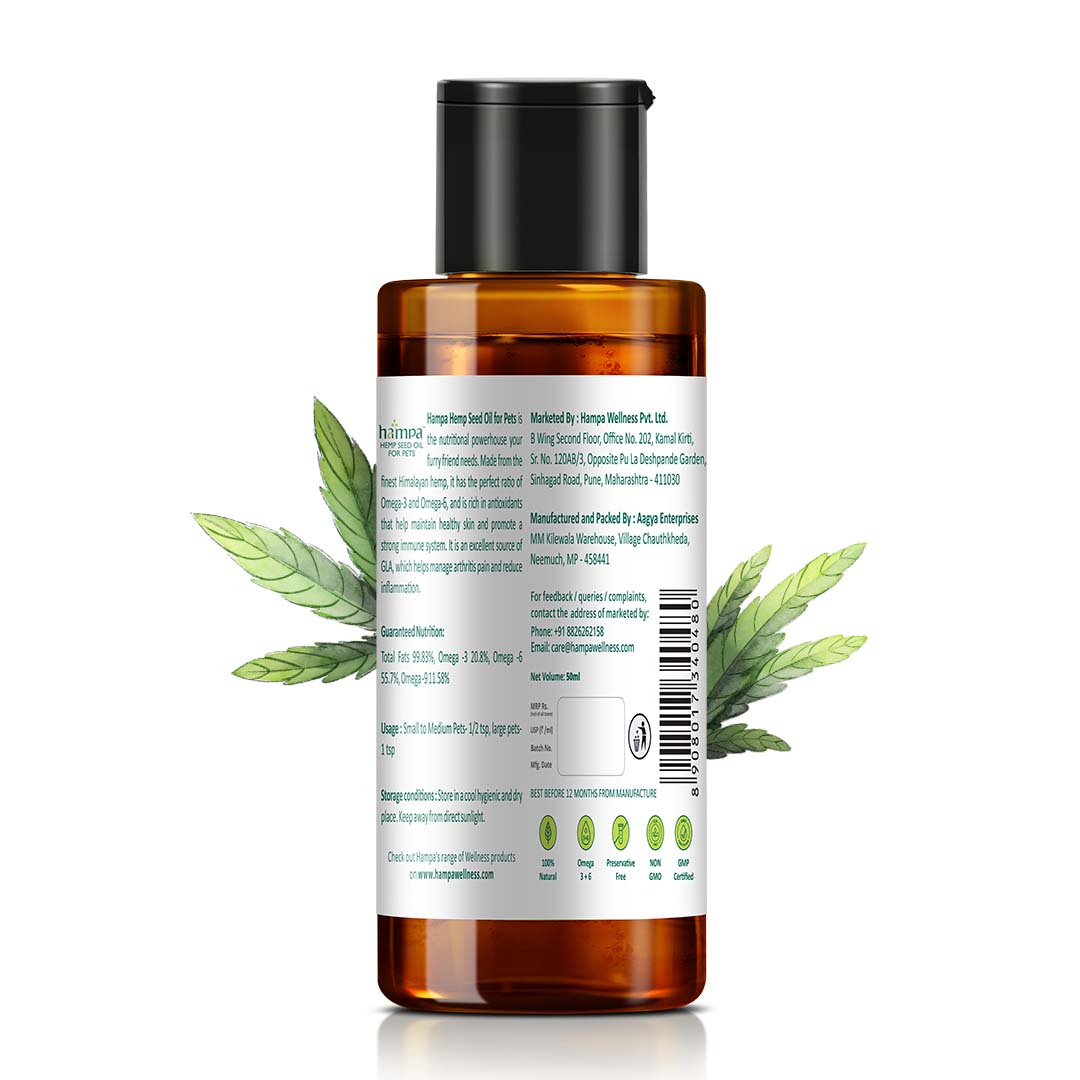 Plant-Based Pet Oil – Healthy Coat & Mobility