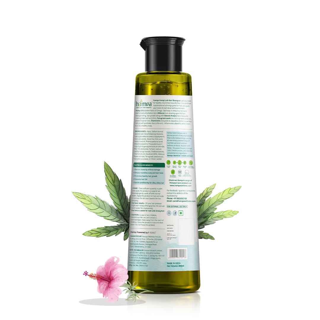 Hemp Lush Hair Shampoo 200ml + Hemp Lush Hair Conditioner 200ml