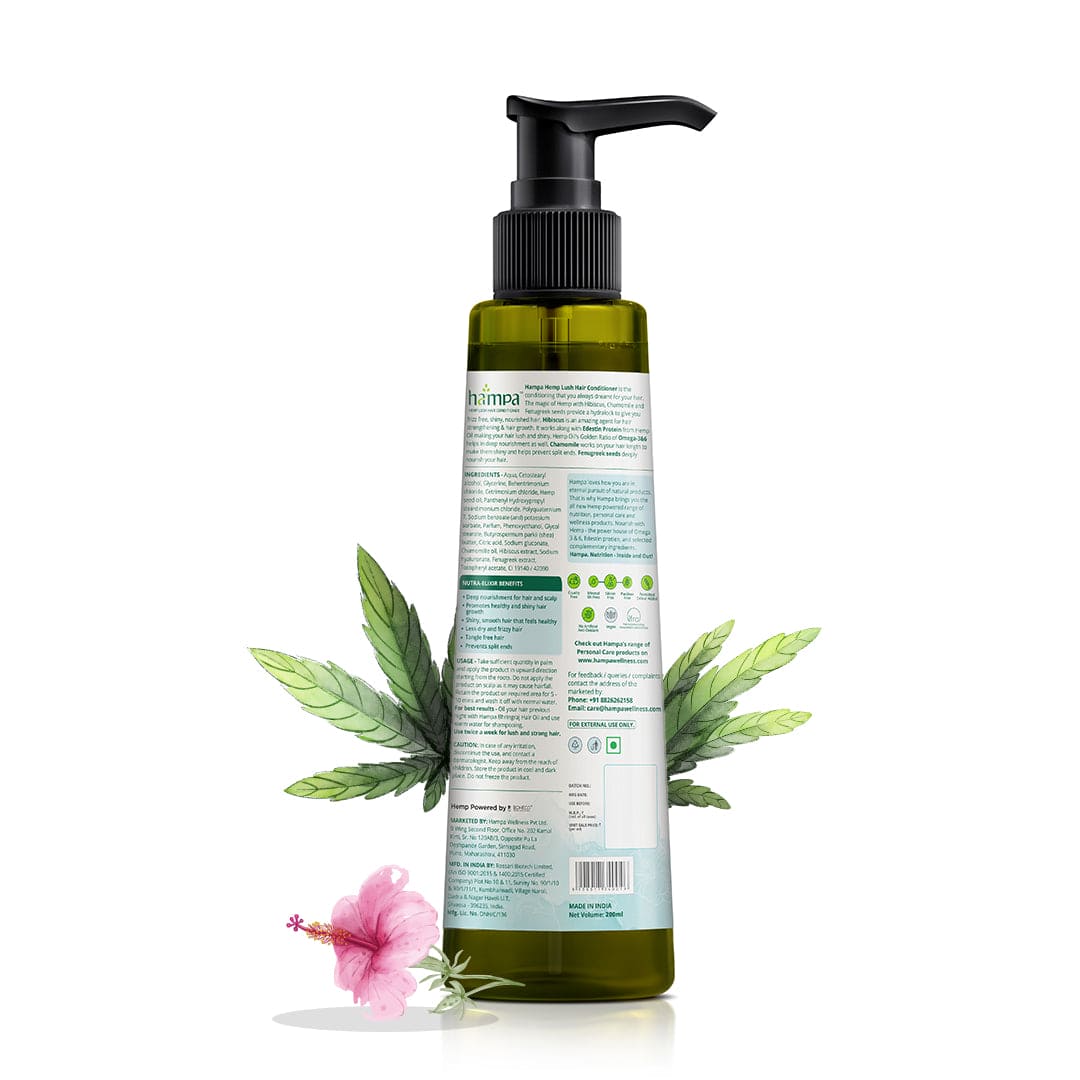 Hemp Lush Hair Shampoo 200ml + Hemp Lush Hair Conditioner 200ml