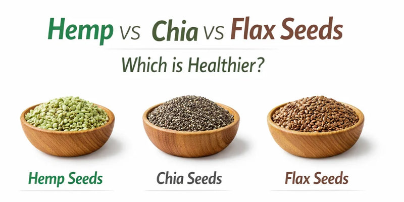 Hemp Seeds vs Chia Seeds vs Flax Seeds: Which Is Healthier for Daily Nutrition in India?