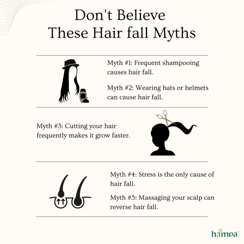 Don't Believe These Hair fall Myths