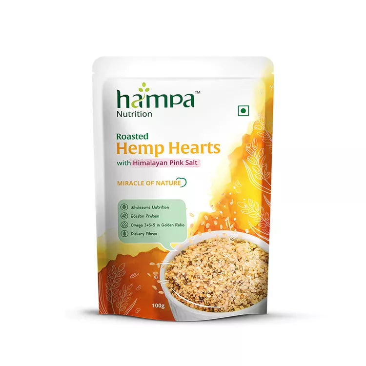 Roasted Hemp Hearts with Himalayan Pink Salt, 100gX2