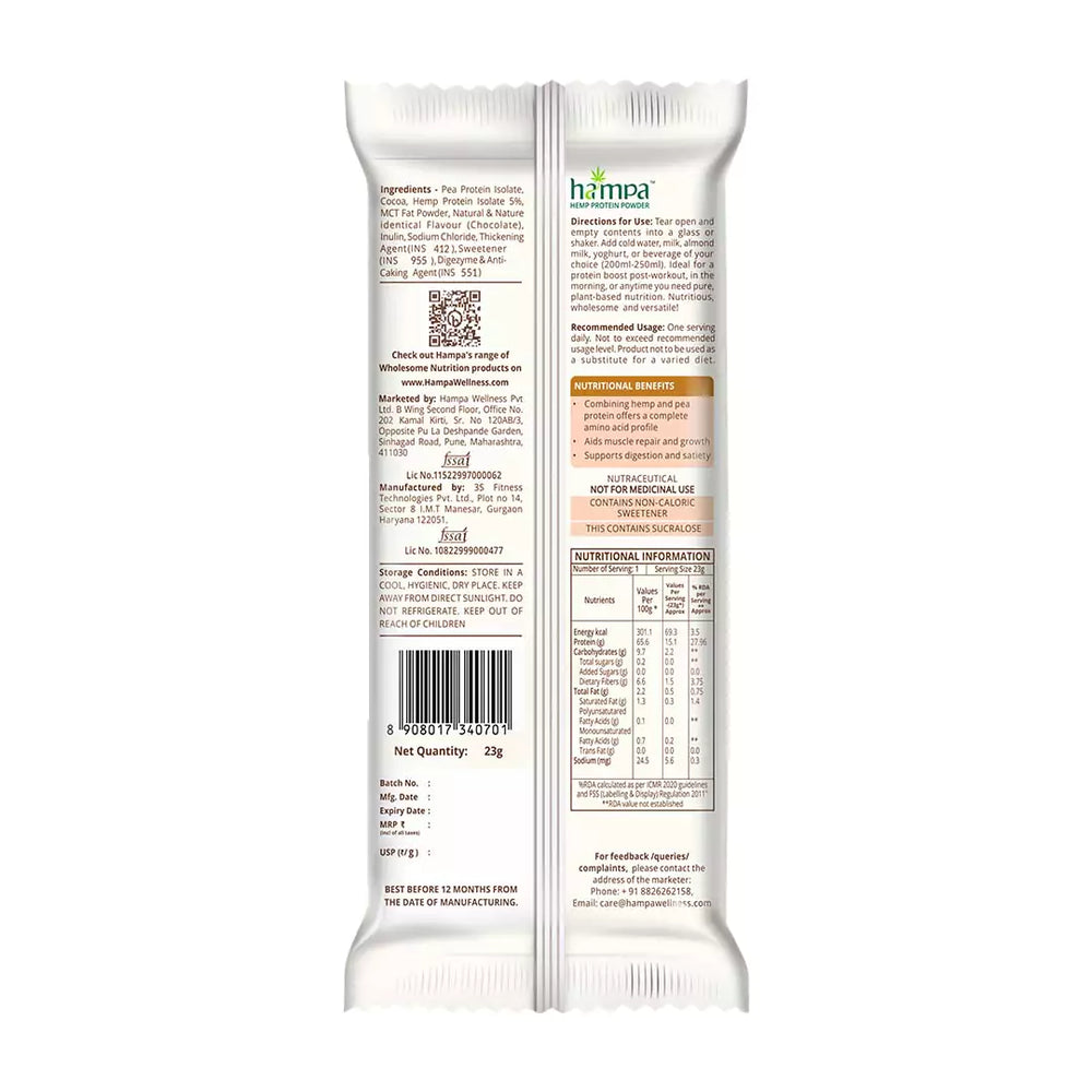 
                  
                    Hemp Protein Powder - Chocolate Flavour
                  
                