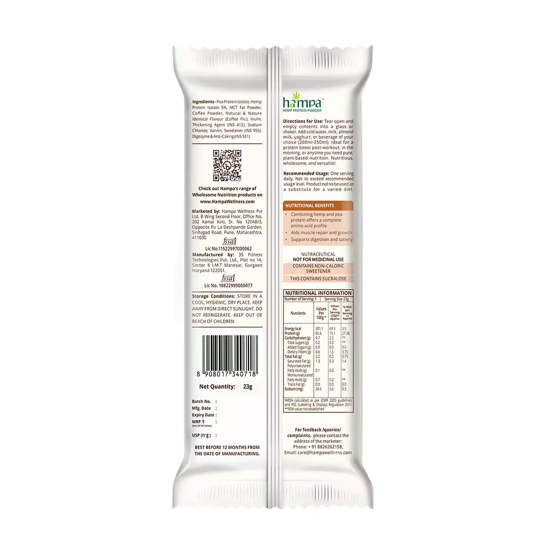 
                  
                    Hemp Protein Powder - Coffee Flavour
                  
                