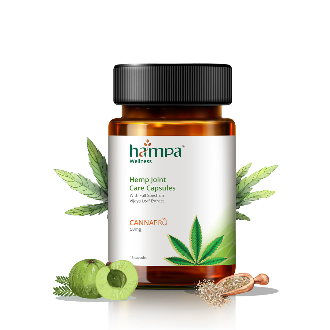 Hampa Hemp Joint Care Capsules, 15 capsules