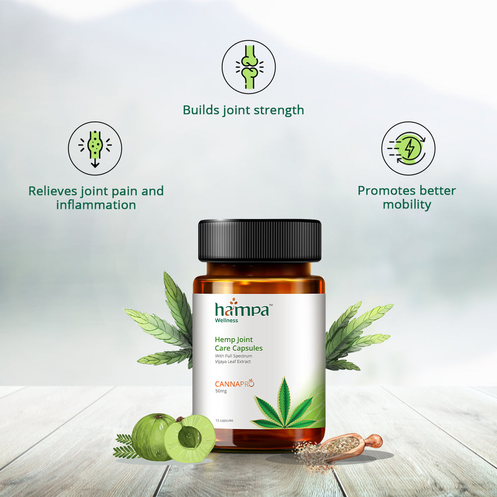 
                  
                    Hampa Hemp Joint Care Capsules | 30 capsules
                  
                