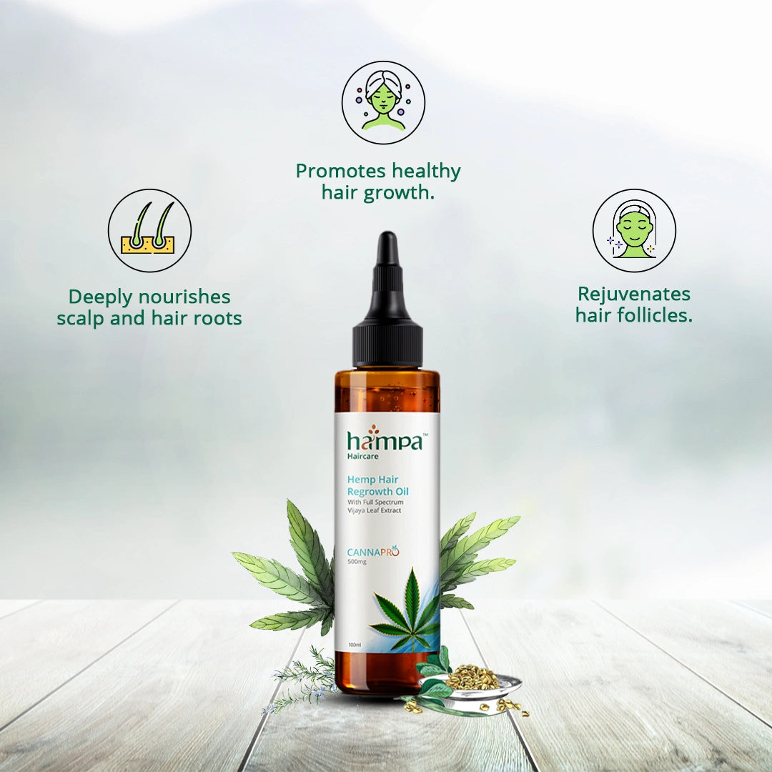 
                  
                    Hampa Hemp Hair Regrowth Serum 100ml+ Hampa Hemp Hair Regrowth Oil 100 ml
                  
                