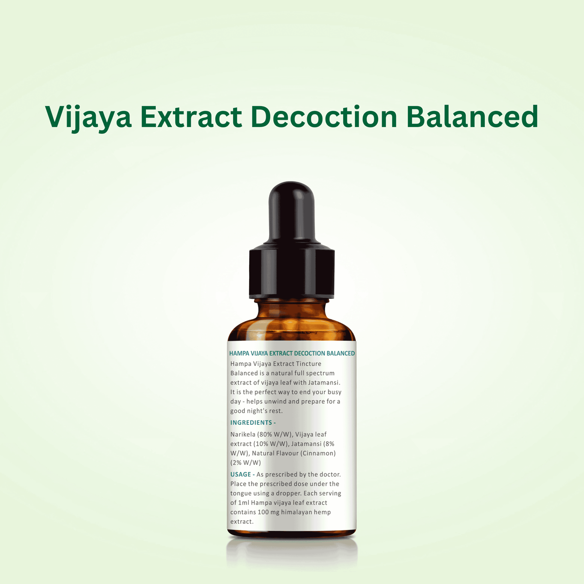 Hampa Vijaya Balanced 1000mg - Sleep & Mental Wellness