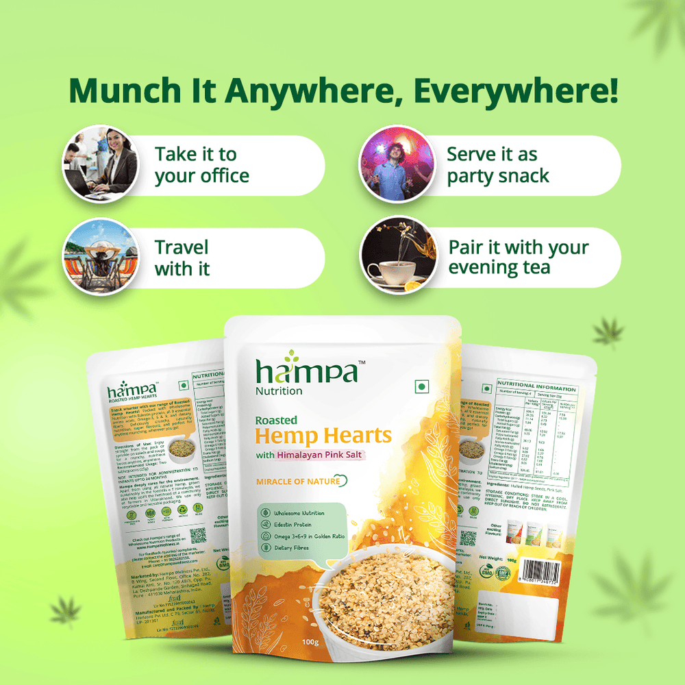 Roasted Hemp Hearts - Himalayan Pink Salt