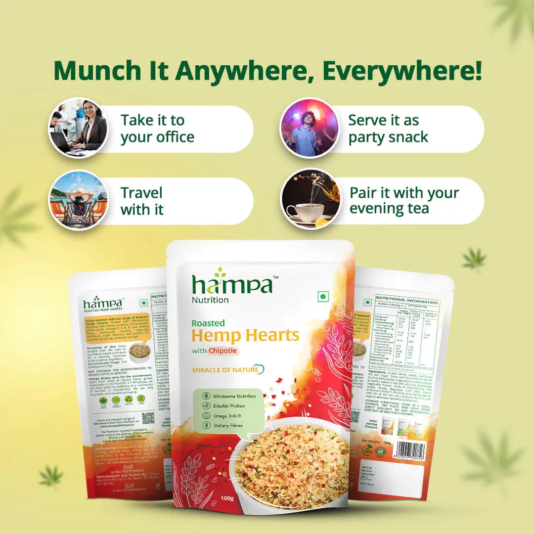 
                  
                    Roasted Hemp Hearts with Chipotle, 100g
                  
                