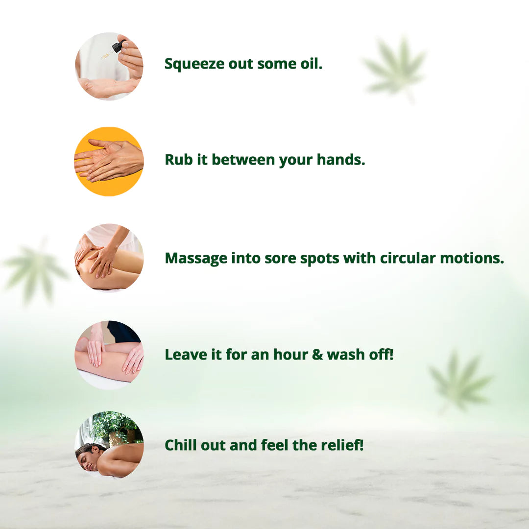 
                  
                    Hemp Muscle Pain Relief Oil – 100ml
                  
                