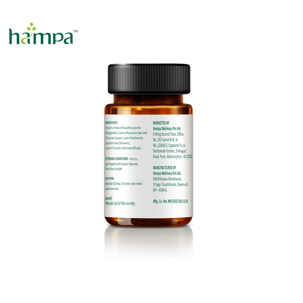 Sarpgandha Ghanvati 500mg (30 Tablets)