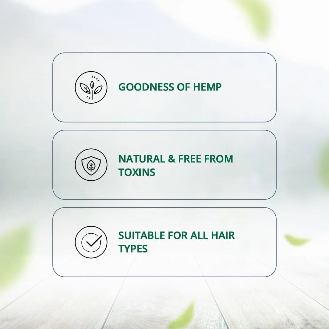 
                  
                    Hemp Amla Hair Oil 100ml + Hemp Lush Hair Shampoo 200ml
                  
                