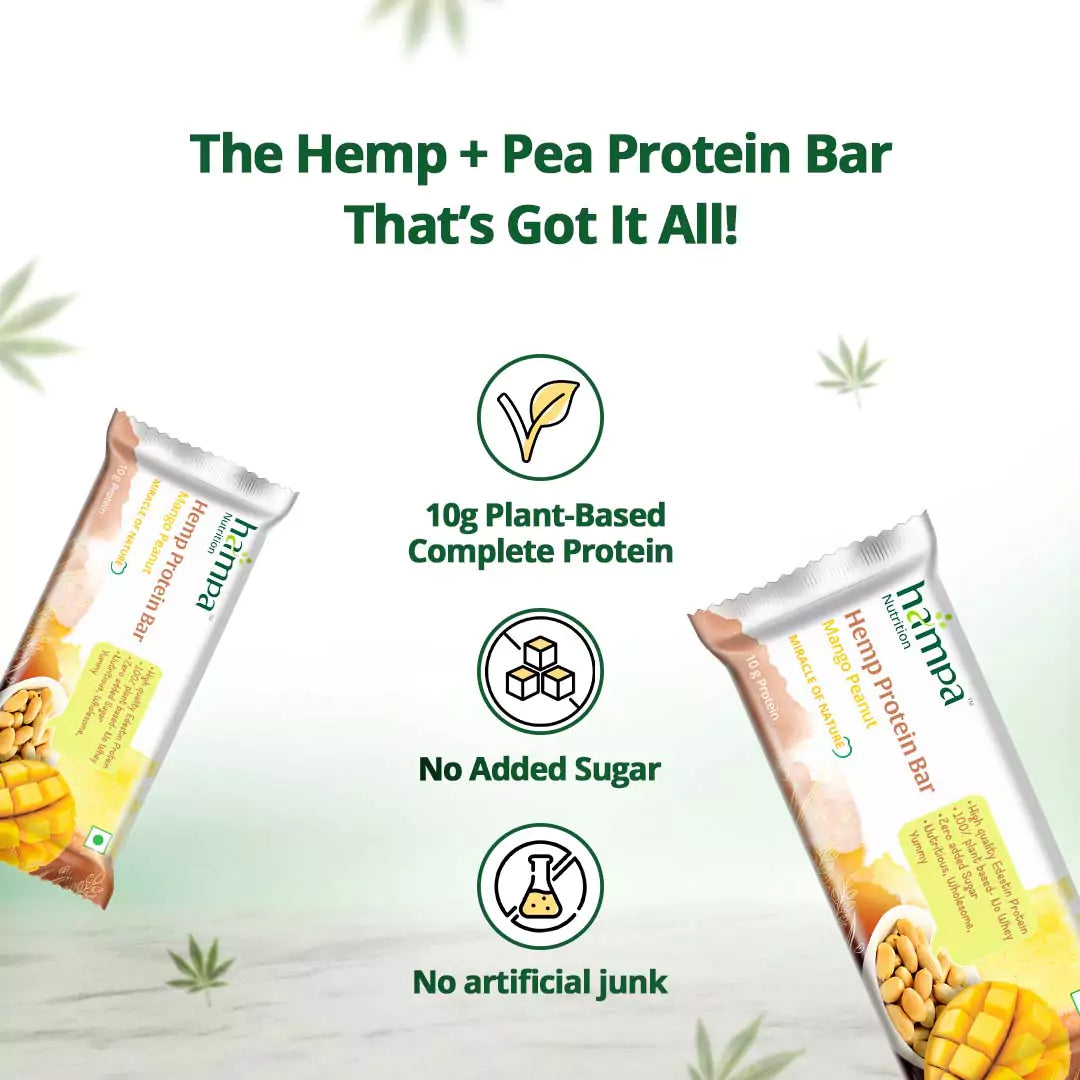 
                  
                    Hemp Protein Bar - Mango Peanut
                  
                
